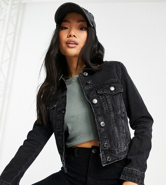 black long bomber jacket