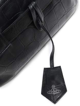 Vivienne Westwood Saffiano Leather Canterbury Fold Clutch