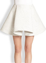 Thumbnail for your product : Opening Ceremony Wave Jacquard Folded-Front Skirt