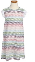 Thumbnail for your product : Missoni Stripe Petal Flutter Sleeve Dress (Toddler Girls, Little Girls & Big Girls)