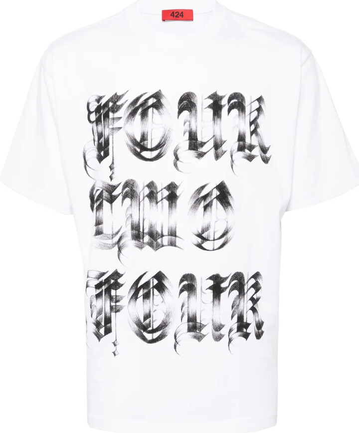 424 logo-print cotton T-shirt