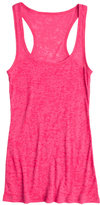 Thumbnail for your product : Delia's Maggie Solid Burnout Tank