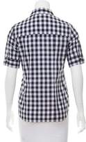 Thumbnail for your product : Tanya Taylor Sally Gingham Top