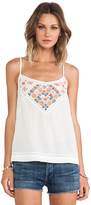 Thumbnail for your product : Velvet by Graham & Spencer Charlize Cotton Gauze w/ Embroidery Tank
