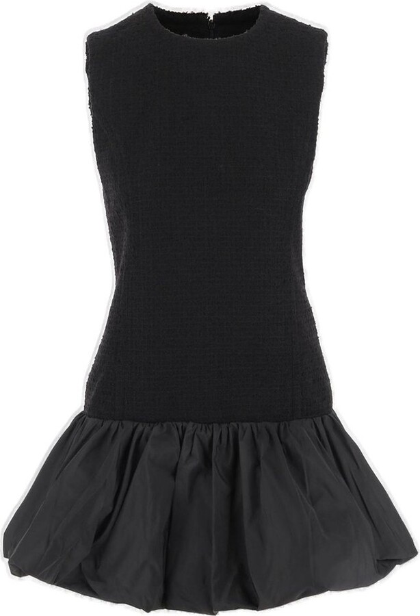 Patou Bubble Skirt Sleeveless Dress