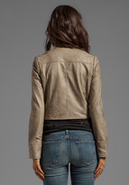 Thumbnail for your product : BB Dakota Aleeza 2 Tone PU Leather Jacket w. Studs