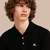 Thumbnail for your product : Burberry Fitted Mercerised Cotton-Piqué Polo Shirt