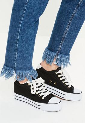 Missguided Flatform Lace Up Trainers