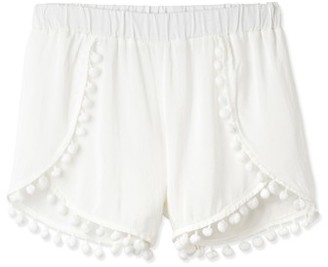Stella Cove Girl's Pompom Cover-Up Shorts