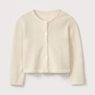 The White Company Cashmere Cardigan, Porcelain, 12-18mths