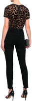 Thumbnail for your product : Mother Not Guilty Lame-trimmed High-rise Skinny Jeans
