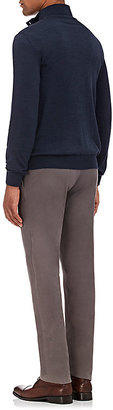 Barneys New York Men's Fine-Gauge Zip-Front Sweater