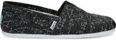 Thumbnail for your product : Toms Black Canvas Geometry Men's Classics
