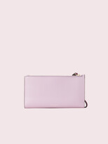 Thumbnail for your product : Kate Spade Sylvia Graphic Clover Applique Large Continental Wristlet