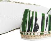 Thumbnail for your product : Burberry Kids SW1 Print Striped Espadrilles