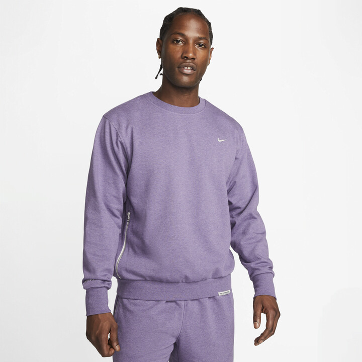 Nike Men's Dri-FIT Standard Issue Basketball Crew in Purple - ShopStyle ...