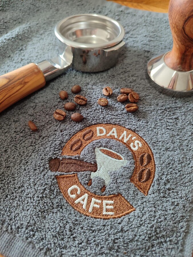 Portafilter Personalised Coffee Towel - Barista Gift