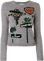 Thumbnail for your product : Alice + Olivia LA embroidered jumper