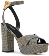 Thumbnail for your product : Dolce & Gabbana Platform Ankle Strap Sandals