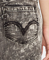 Thumbnail for your product : Levi's Juniors' 524 Black Acid Wash Skinny Jeans