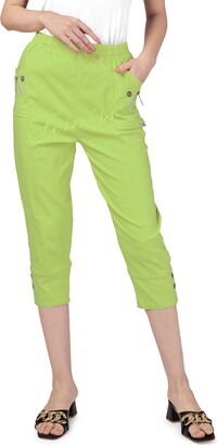 Cotton Capris For Women - Half Capri Pants - Cardamom Green (3XL-7XL) –  Cupid Clothings
