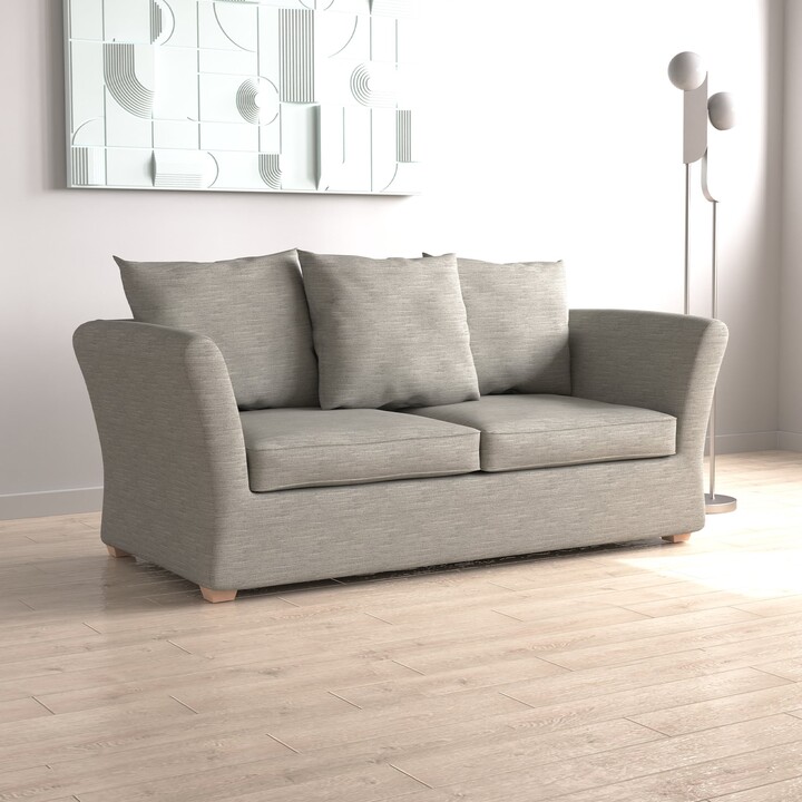 Dunelm Emmett Flatweave Sofa Bed Flatweave Steel ShopStyle