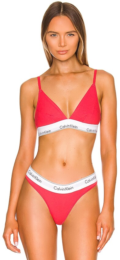 Calvin Klein Underwear Triangle Bra - ShopStyle
