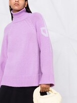 Thumbnail for your product : Patou Intarsia-Knit Roll-Neck Jumper