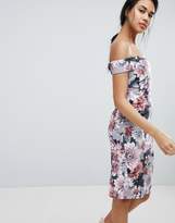 Thumbnail for your product : Paper Dolls Bardot Pencil Dress In Floral Print