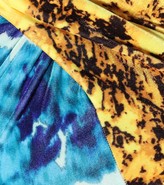 Thumbnail for your product : Richard Quinn Floral velvet high-neck top