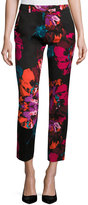 Thumbnail for your product : Trina Turk Aubree 2 Cropped Floral Pants, Black