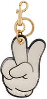 Thumbnail for your product : Anya Hindmarch Off-White Victory Hand Keychain