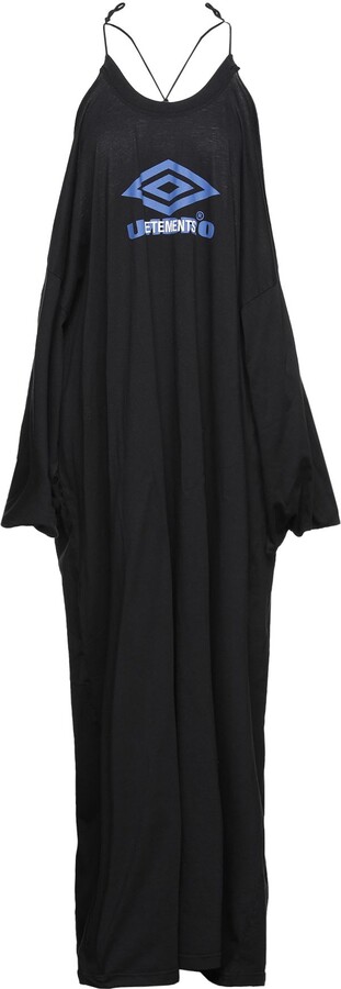 VETEMENTS x UMBRO Midi Dress Black - ShopStyle