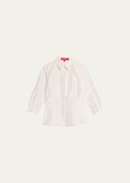 Thumbnail for your product : Carolina Herrera Taffeta Button-Front Shirt