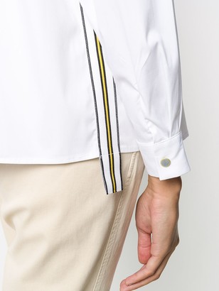 Peserico Boxy-Fit Stripe Trim Shirt
