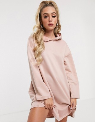 ASOS DESIGN hoodie swing dress with concealed pockets