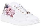 New Womens Ted Baker White Ailbe 2 Leather Trainers Chunky Lace Up