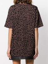 Thumbnail for your product : Golden Goose ripped leopard-print T-shirt