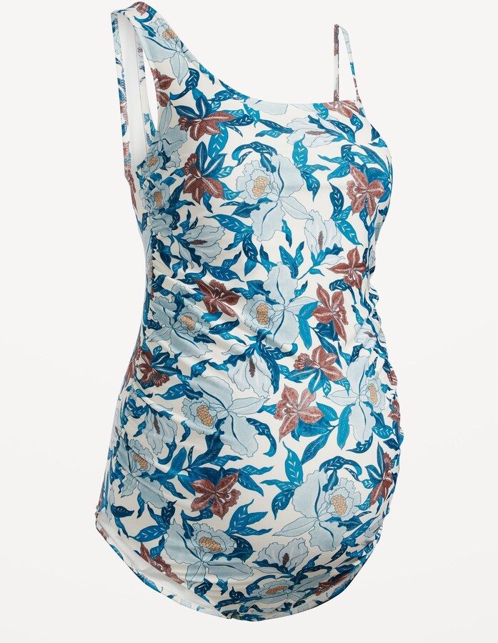 Old Navy Maternity Printed Convertible OnePiece Swimsuit ShopStyle