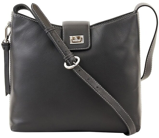 Cellini Mayfield Black Leather Hobo Bag - ShopStyle