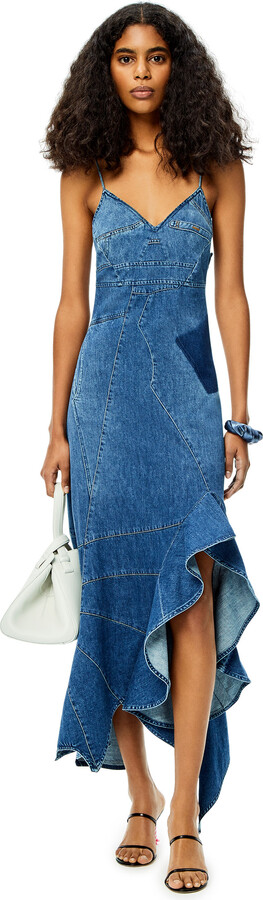 Denim Ruffle Dress | Shop the world's largest collection of 