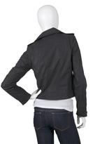 Thumbnail for your product : The Battalion Knox Faux Leather Motorcycle Jacket in Black  -