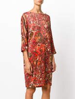 Thumbnail for your product : M Missoni printed cropped sleeve mini dress