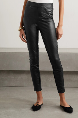 Spanx Like Leather Faux Stretch-leather Pants - Black