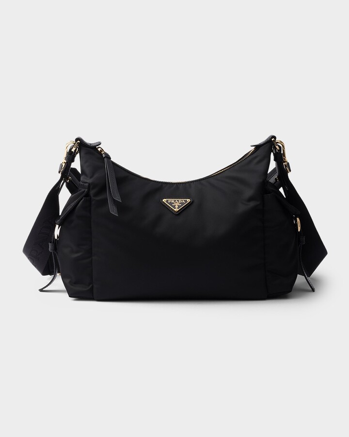Prada Explore Large Re-Nylon & Leather Crossbody Bag