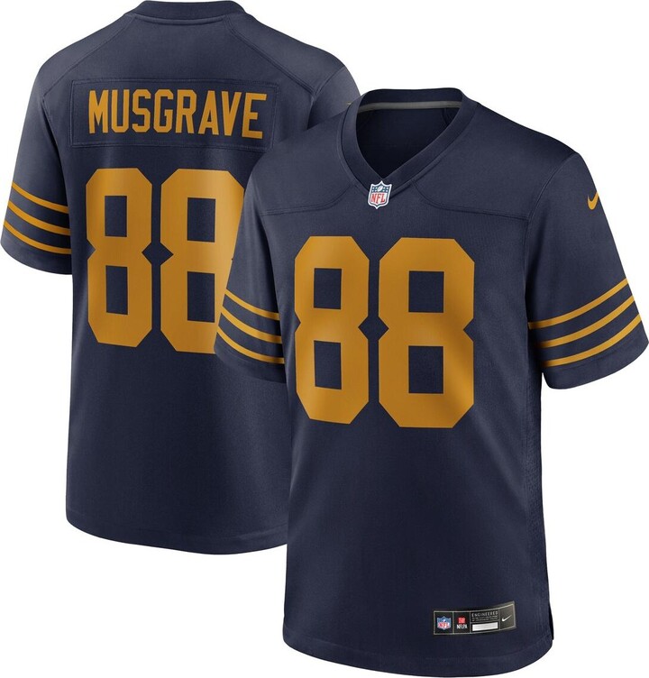 Nike Men's Luke Musgrave Navy Green Bay Packers The 1923 Classic Game Jersey