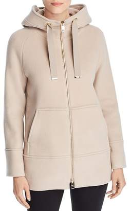 Herno Hooded Wool & Cashmere Coat