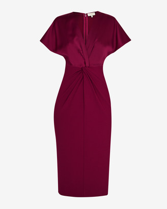 ted baker ellame wrap over bodycon dress