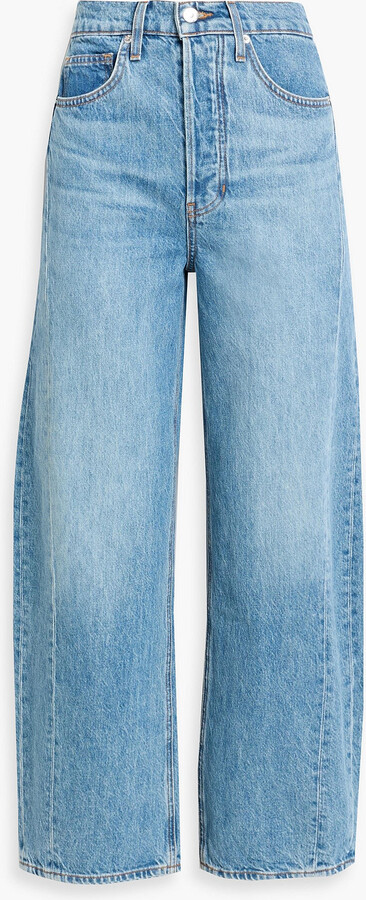 Veronica Beard Ryder high-rise barrel-leg jeans