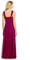 Thumbnail for your product : Betsy & Adam Twist X-Front Gown